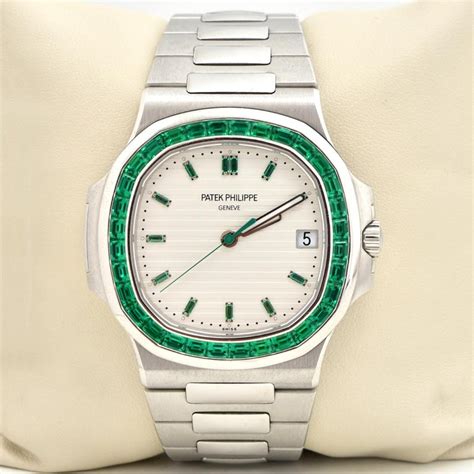 patek philippe emerald price|patek philippe nautilus vintage.